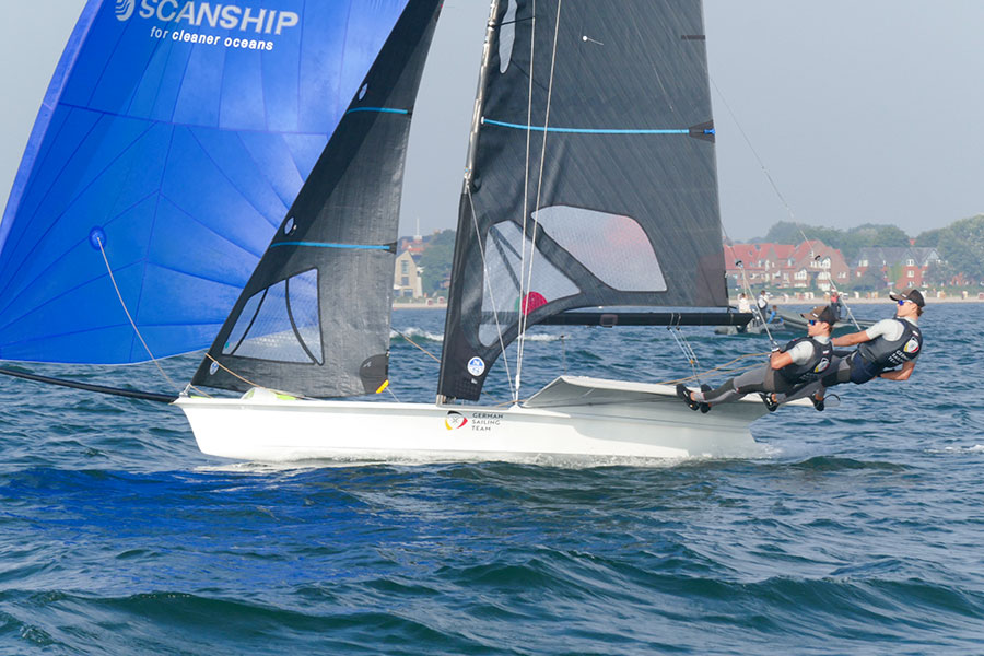 Lucas und Moritz Hamm im 49erFX Lucas und Moritz Hamm im 49erFX